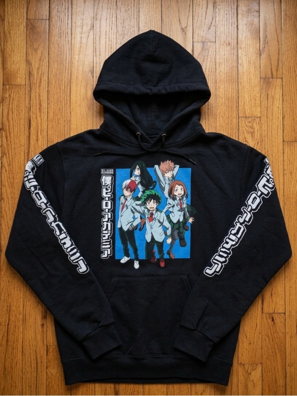 My Hero Academia Black Graphic Hoodie
